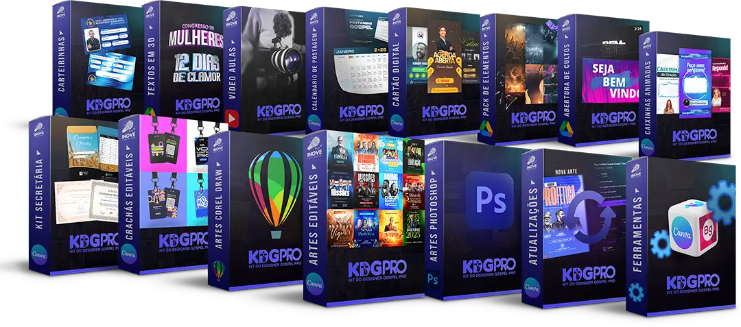 KDGPRO Combo - Todos os Produtos